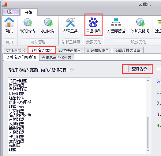 关键词优化